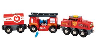 BRIO - Rescue Firefighting Train (33844)-thumb-1
