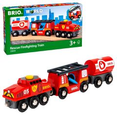 BRIO - Rescue Firefighting Train (33844) / Toys