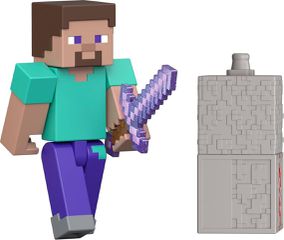 Minecraft - Biome Builds 8cm Figure - Steve (JJR85-JJ10) / Toys