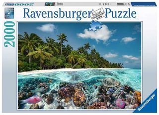 Ravensburger - A Dive In The Maldives 2000p - (10217441) / Toys