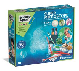 Clementoni - Super Microscope 1200x (I-78391) / Toys