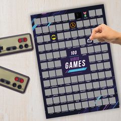 Mad Monkey - Scratch Poster Top 100 Video Games / Gadgets
