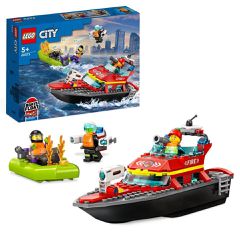 LEGO City - Fire Rescue Boat (60373) / Toys