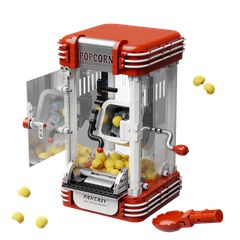 PANTASY - Popcorn Machine - Building block 1201 pcs-thumb-2