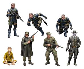 Metal Gear Solid V Plastic Model Kit 1/35 Metal Gear Solid Ground Zero Set 5 cm