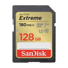 SANDISK - SDXC Extreme 128GB 180MB/s UHS-I C10 V30 U3 / Electronics