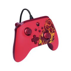 PowerA - Advantage Wired Controller - Red Blaze / Xbox Series X-thumb-2