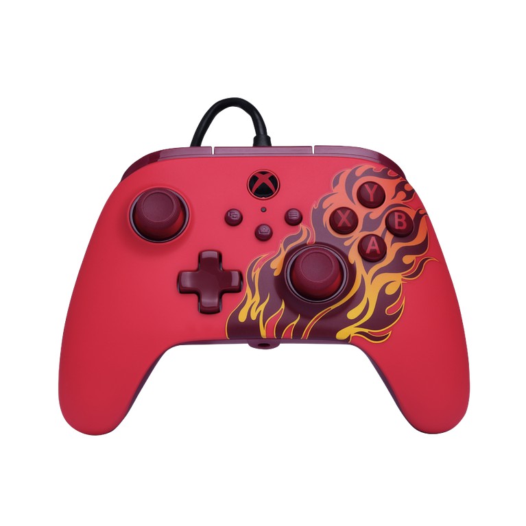 PowerA - Advantage Wired Controller - Red Blaze / Xbox Series X