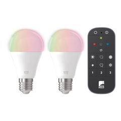 EGLO - Set of 2x E27 A60 Smart Bulbs - RGB + TW - Zigbee & Bluetooth / Electronics