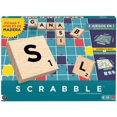 Spanish Scrabble Core Wood board game