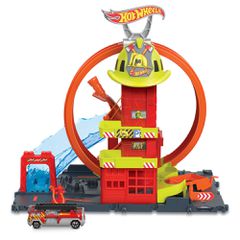 Hot Wheels City Super Fire Station-thumb-2