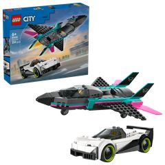 LEGO - LEGO City - Jet vs. Car (60489) / Toys
