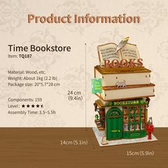 TIME BOOKSTORE - DIY Desktop Storage - 157pcs-thumb-4