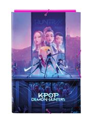 K-POP DEMON HUNTERS - A4 Premium Binder with Flaps & Elastic Band