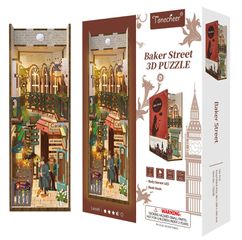BOOK NOOK KIT - DIY- Baker Street - 141pcs + LED Light