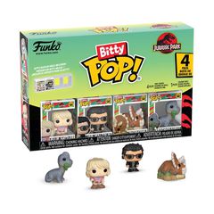 JURASSIC PARK - Bitty Pop 4 Pack 2.5cm - Triceratops