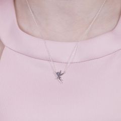Disney Tinkerbell sterling silver necklace-thumb-2