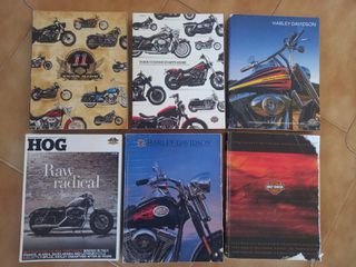 5 ΤΟΜΟΙ ΤΗΣ HARLEY DAVIDSON με spare parts για μηχανές +περιοδικά της HOG