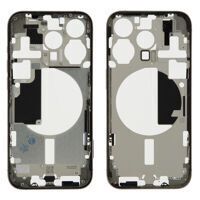 For iPhone/iPad (AP15P0021GR) Middle Frame (Pulled A) excl. small parts - Grey, For iPhone 15 Pro