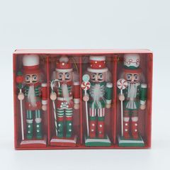 ΚΑΡΥΟΘΡΑΥΣΤΗΣ, ΚΟΚΚΙΝΟ ΠΡΑΣΙΝΟ CANDY, ΣΕΤ 4TMX, 5x13cm