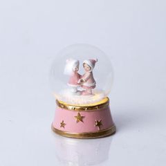 ΧΙΟΝΟΜΠΑΛΑ ΜΕ ΠΑΙΔΑΚΙΑ, ΡΟΖ, 7x9cm
