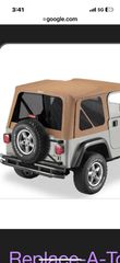 soft top tj wrangler 1997-2006