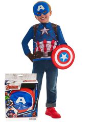 Rubies - Captain America Dress Up Set (104 -116 cm) / Toys