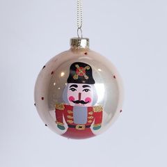 ΓΥΑΛΙΝΕΣ ΜΠΑΛΕΣ, ΣΑΜΠΑΝΙ ΜΕ ΚΑΡΥΟΘΡΑΥΣΤΗ, ΣΕΤ 4ΤΜΧ,8CM