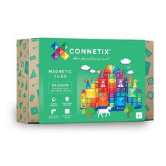 Connetix- Rainbow Creative Pack 102 Pieces - (CT-R-00102-CR) / Toys