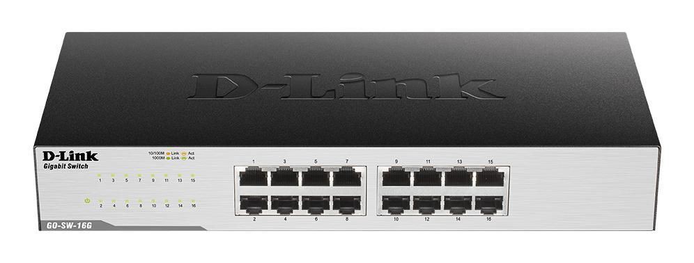 D-Link - 16-Port Gigabit Easy Desktop Switch / Computers