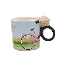 Winkee - City Bike Mug - Pink, Blue, Green / Gadgets