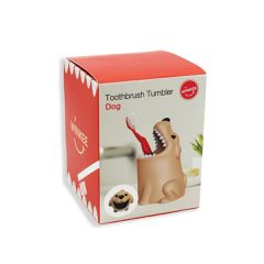 Winkee - Toothbrush Holder - Dog - Beige - Compact-thumb-1