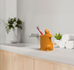 Winkee - Toothbrush Holder - Cat - Orange / Gadgets-thumb-2