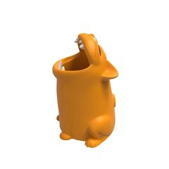 Winkee - Toothbrush Holder - Cat - Orange / Gadgets-thumb-1