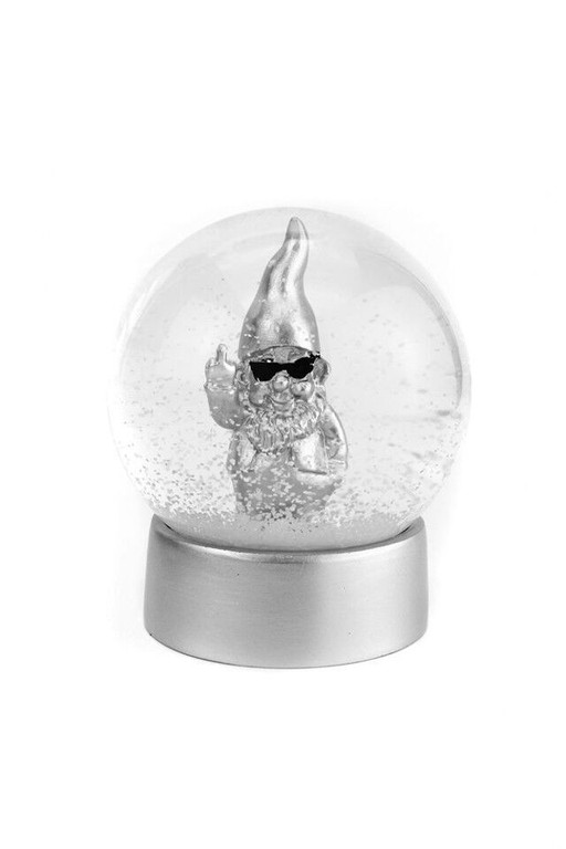 Winkee - Snow Globe - Snow Globe Gnome - Silver / Gadgets