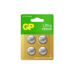 GP - Ultra Lithium Cell Battery CR2025, 3V (4-pack) / Electronics