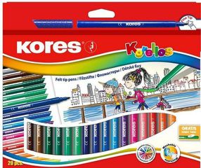 Kores – Felt Tip Pens – 24 Pack (729014) / Toys