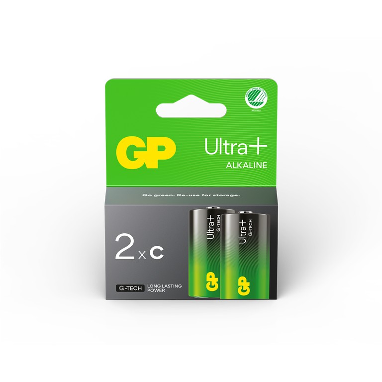 GP - Ultra Plus Battery, Size C, 14AUP