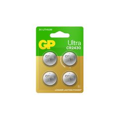 GP - Ultra Lithium Cell Battery CR2430, 3V (4-pack)