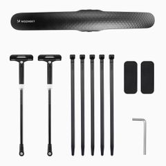 Wozinsky WBR-01 universal adjustable bicycle fender - black-thumb-3