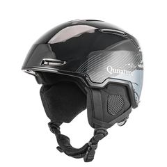 Qunature 10130003004 Ski Helmet with Earmuffs, Snowboard Size M - Black