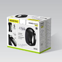 Maestro MR-500 Hand mixer Black-thumb-3