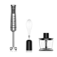 Finlux FHB-2808 IX 1000W Inox 3 σε 1 Ραβδομπλέντερ με Μίνι Κόφτη και Αναδευτήρα