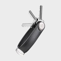 Orbitkey - Hybrid Leather Key Organiser - Black / Gadgets