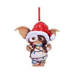 Gremlins Gizmo in Fairy Lights Hanging Ornament / Fan Shop and Merchandise