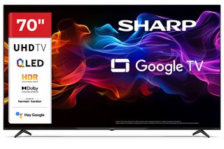 Sharp - 70″ 4K Ultra HD QLED Google TV 70HP5265E / Electronics