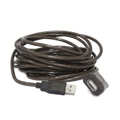 Gembird USB A/USB A M/F 5m USB cable USB 2.0 Black-thumb-1