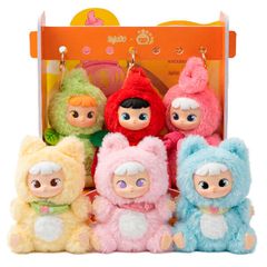 Cimmy Hulu Fox Series assorted Blind Box Surprise doll keychain