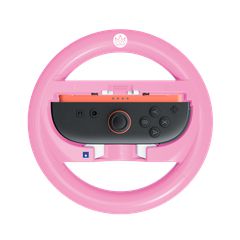 HORI - Racing Wheel Attachment Set for Switch 2 - Peach - Large / Nintendo Switch 2