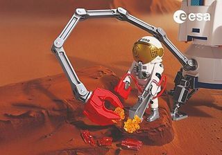 PLAYMOBIL - ESA: Mars Research Rocket (72011)-thumb-2